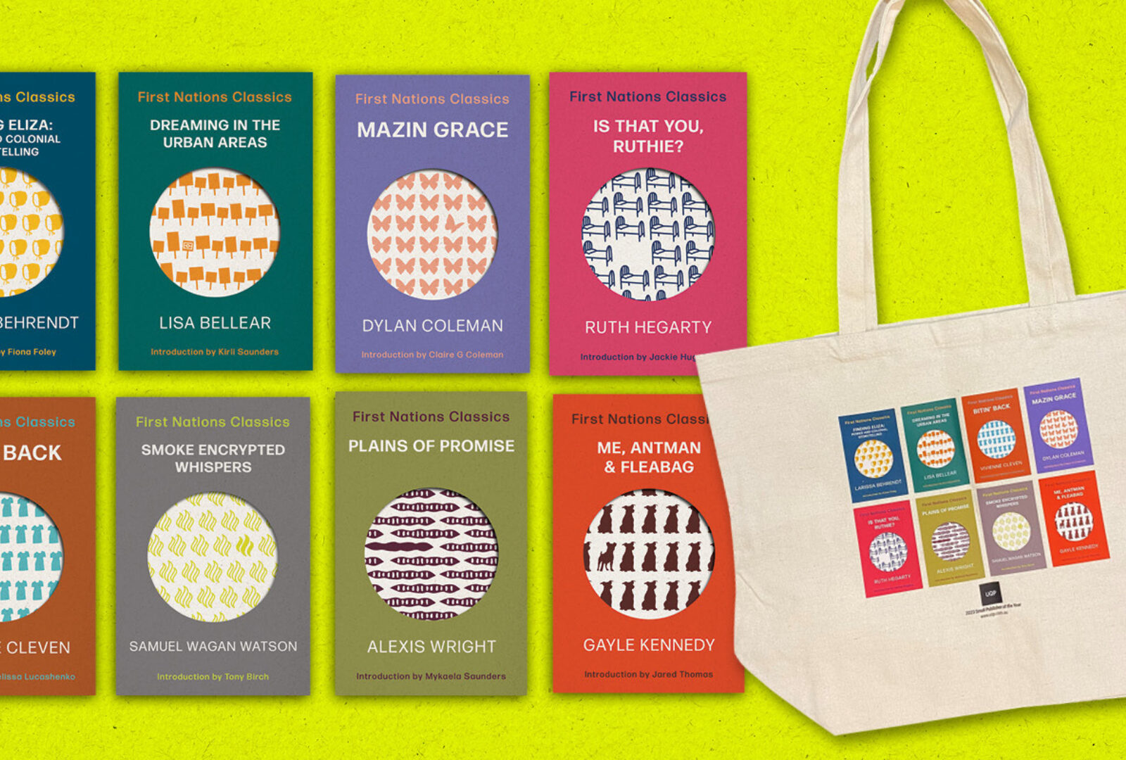 Free tote bag when you buy a First Nations Classics book pack