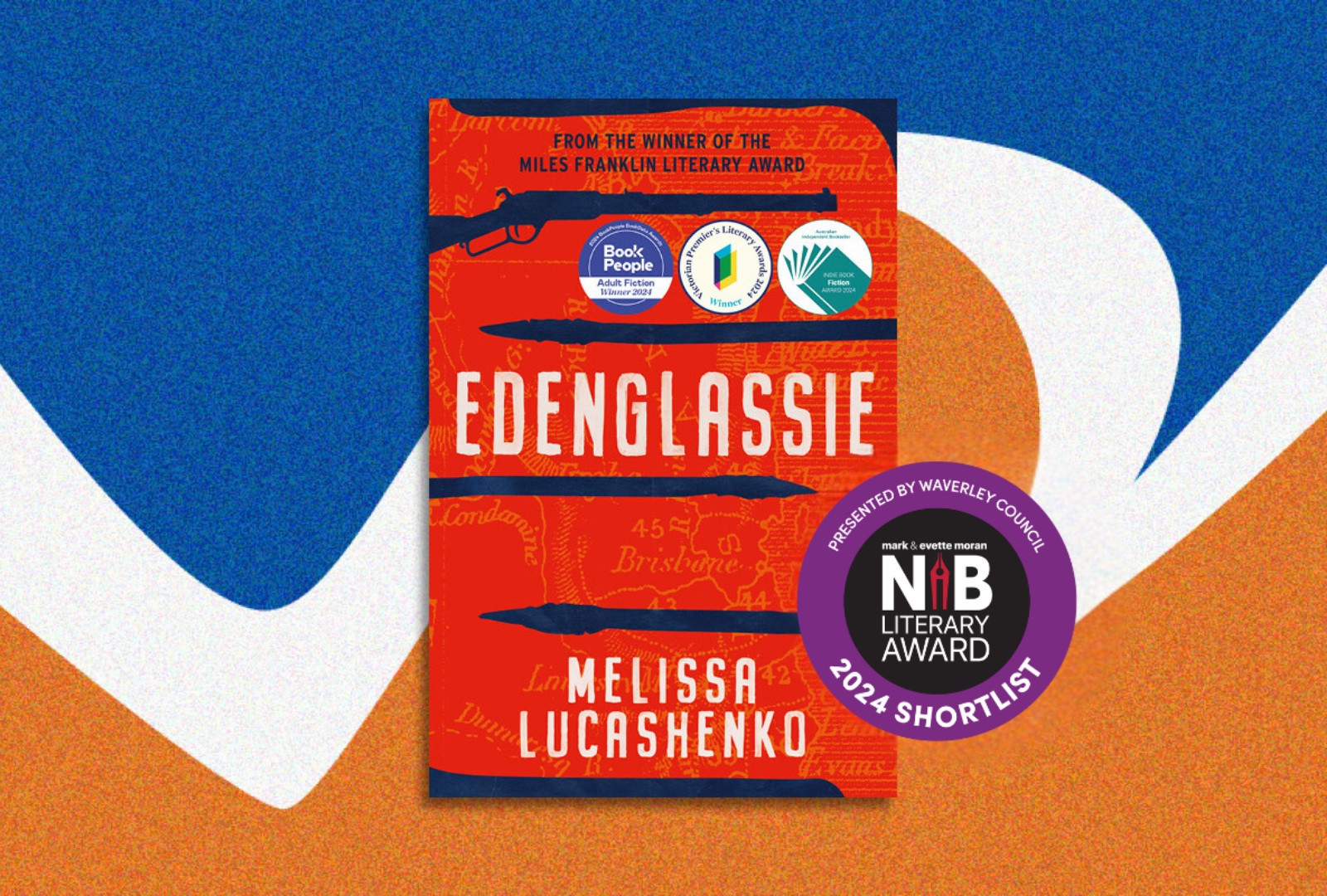 Edenglassie shortlisted for the 2024 Mark & Evette Moran Nib Literary Award