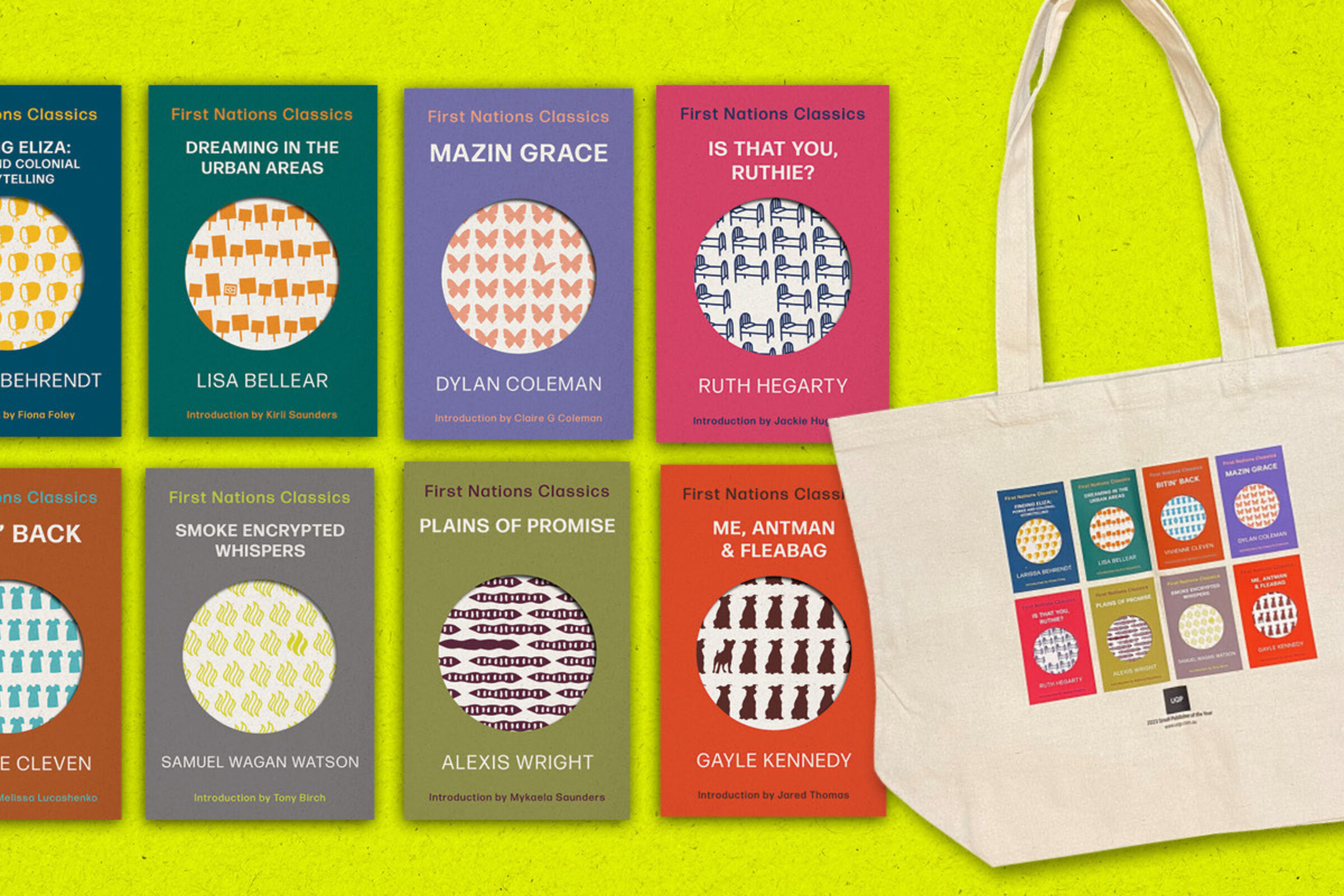 Free tote bag when you buy a First Nations Classics book pack