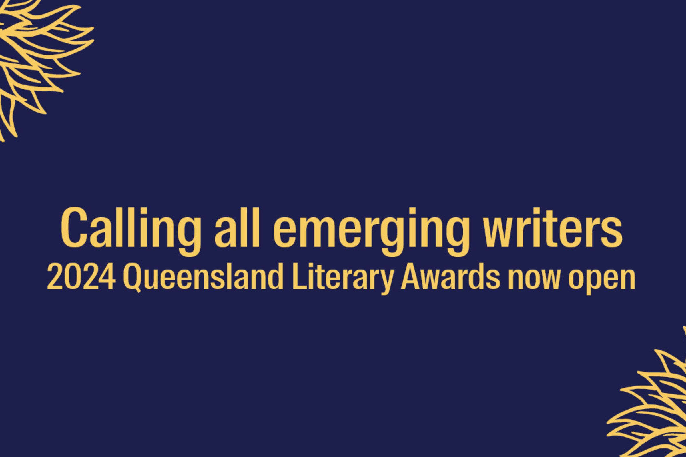 2024 Queensland Literary Awards now open