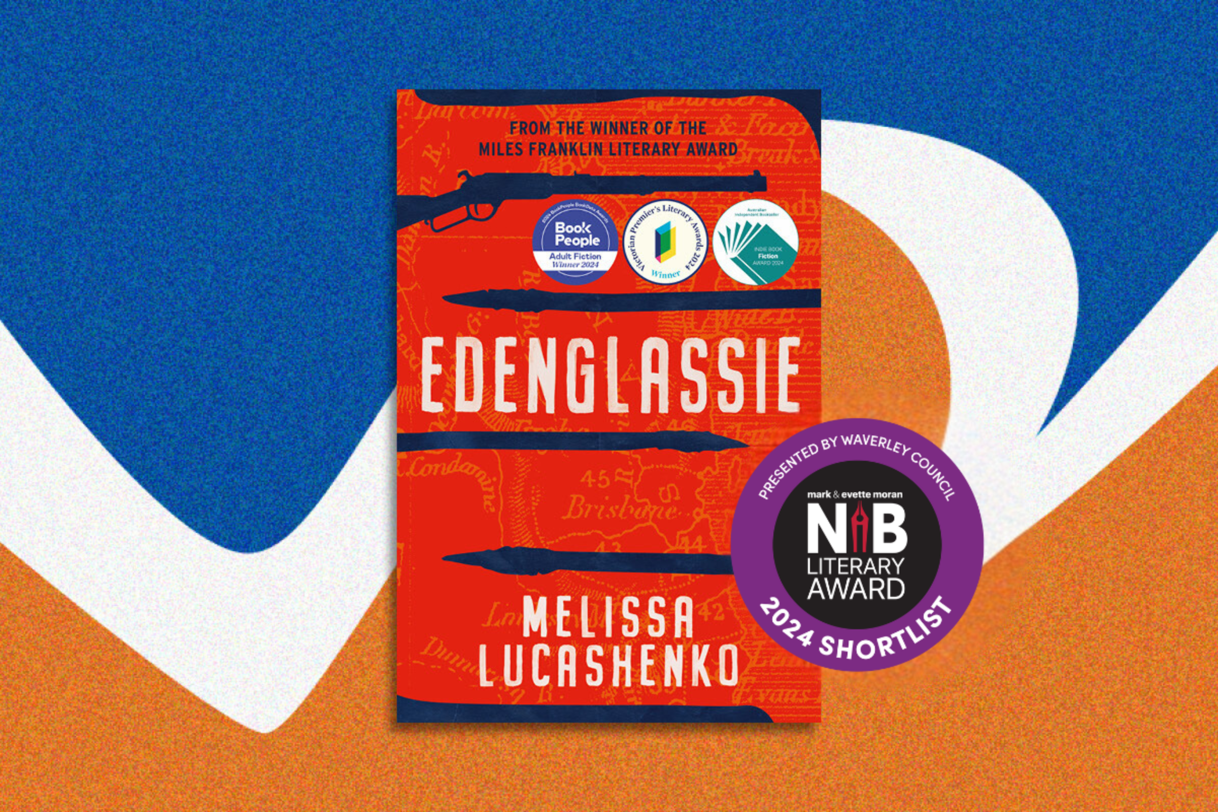 Edenglassie shortlisted for the 2024 Mark & Evette Moran Nib Literary Award