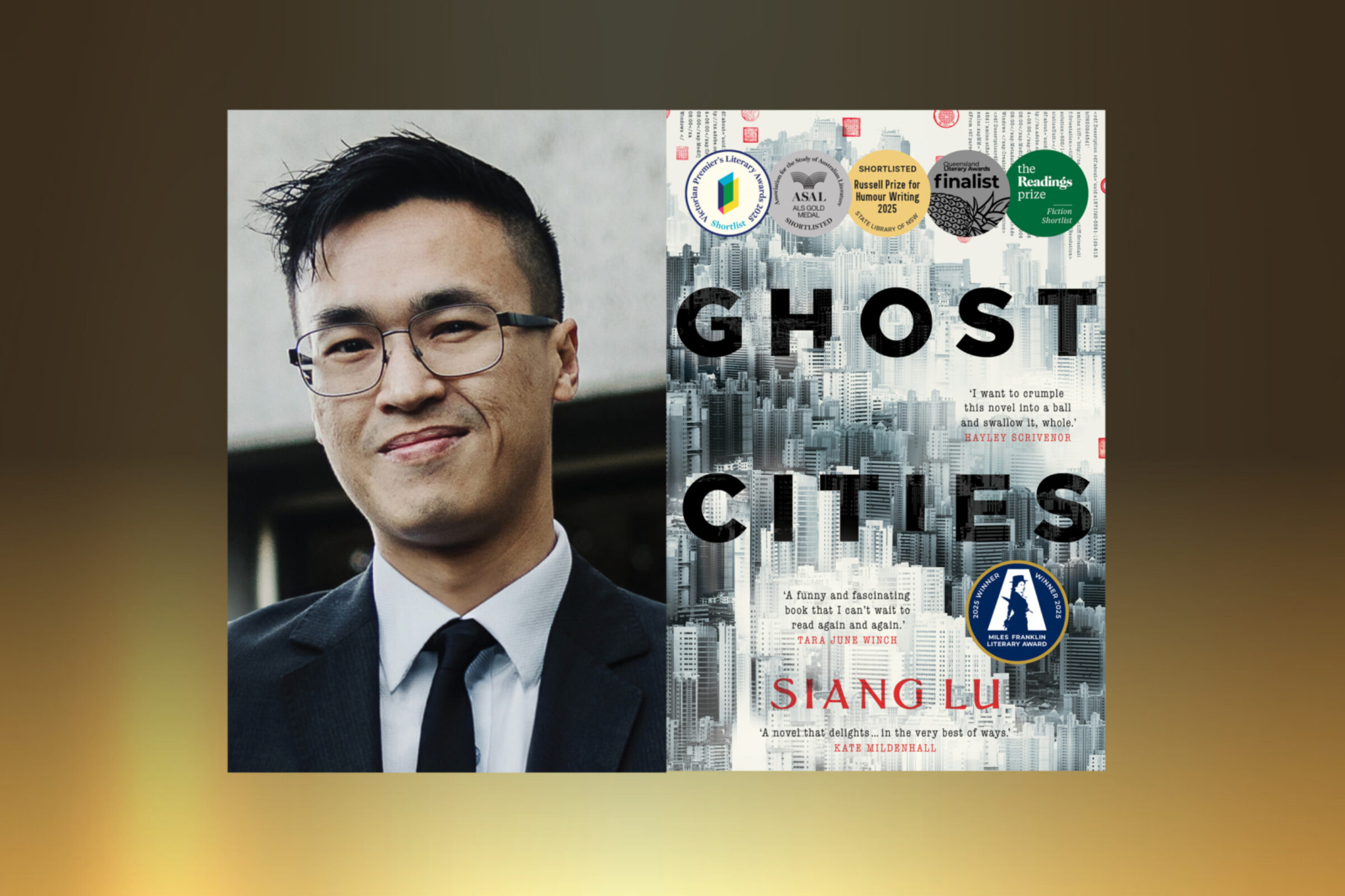 Siang Lu's 'Ghost Cities' wins the Miles Franklin Literary Award