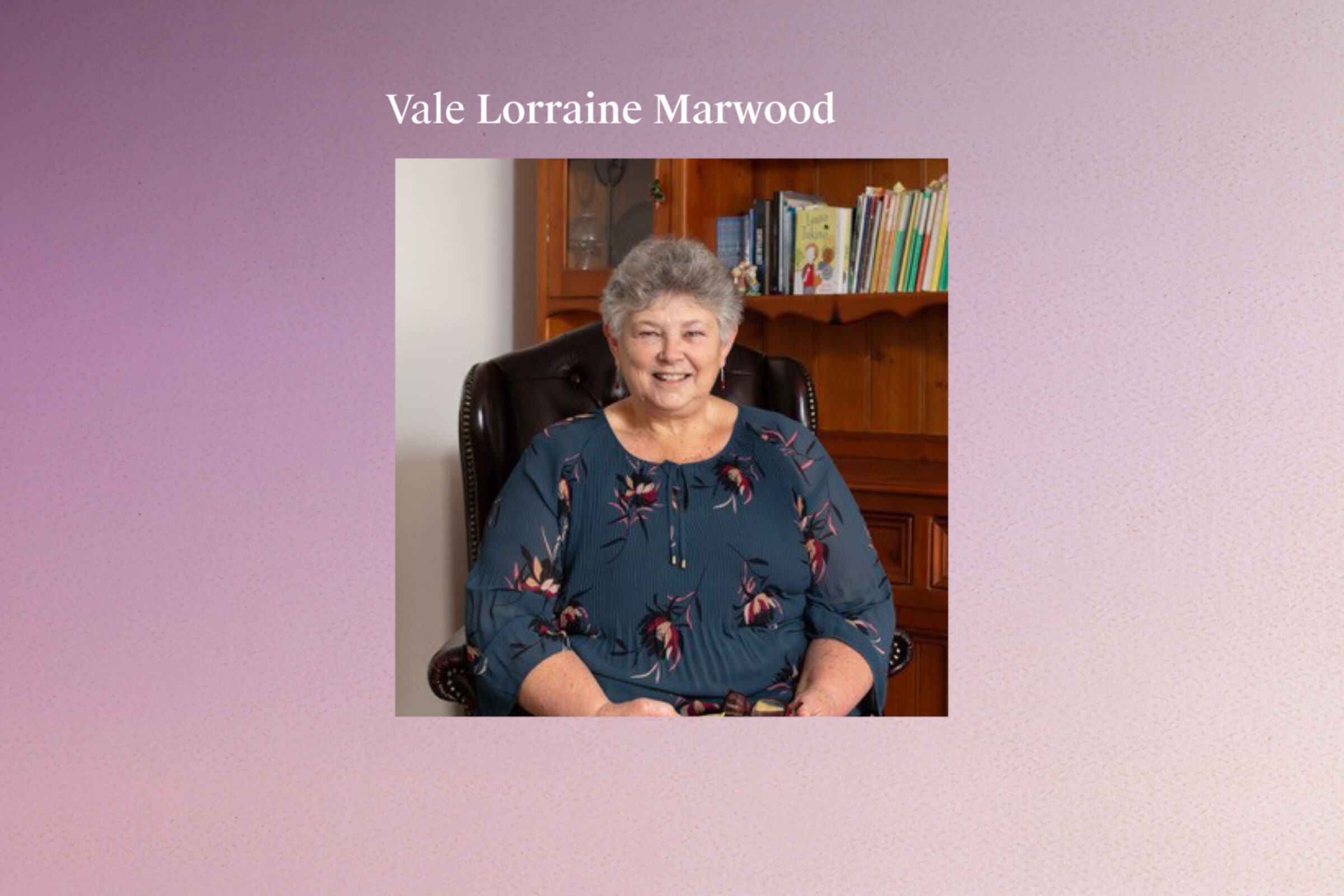 Vale Lorraine Marwood Vale Lorraine Marwood