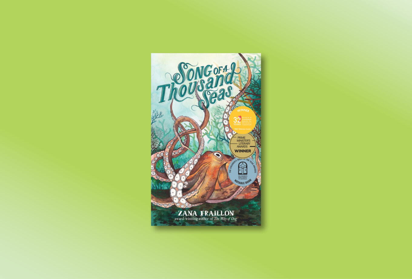 Zana Fraillon's 'Song of a Thousand Seas' wins the Environment Award for Children's Literature in the fiction category