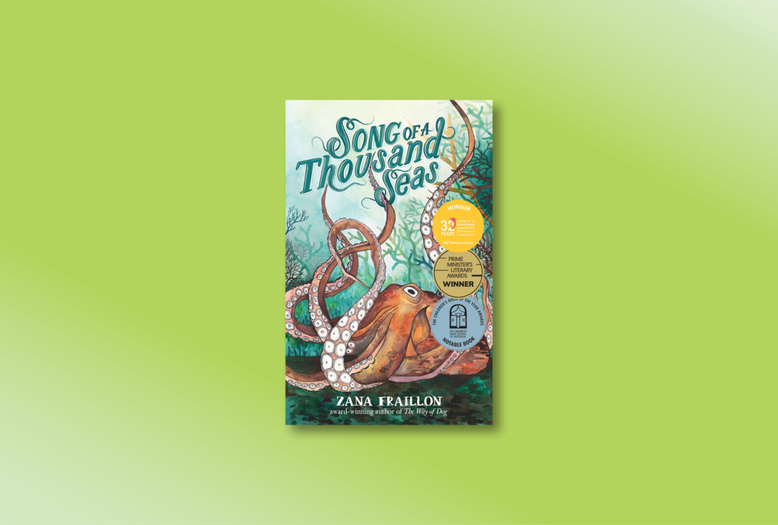 Zana Fraillon's 'Song of a Thousand Seas' wins the Environment Award for Children's Literature in the fiction category