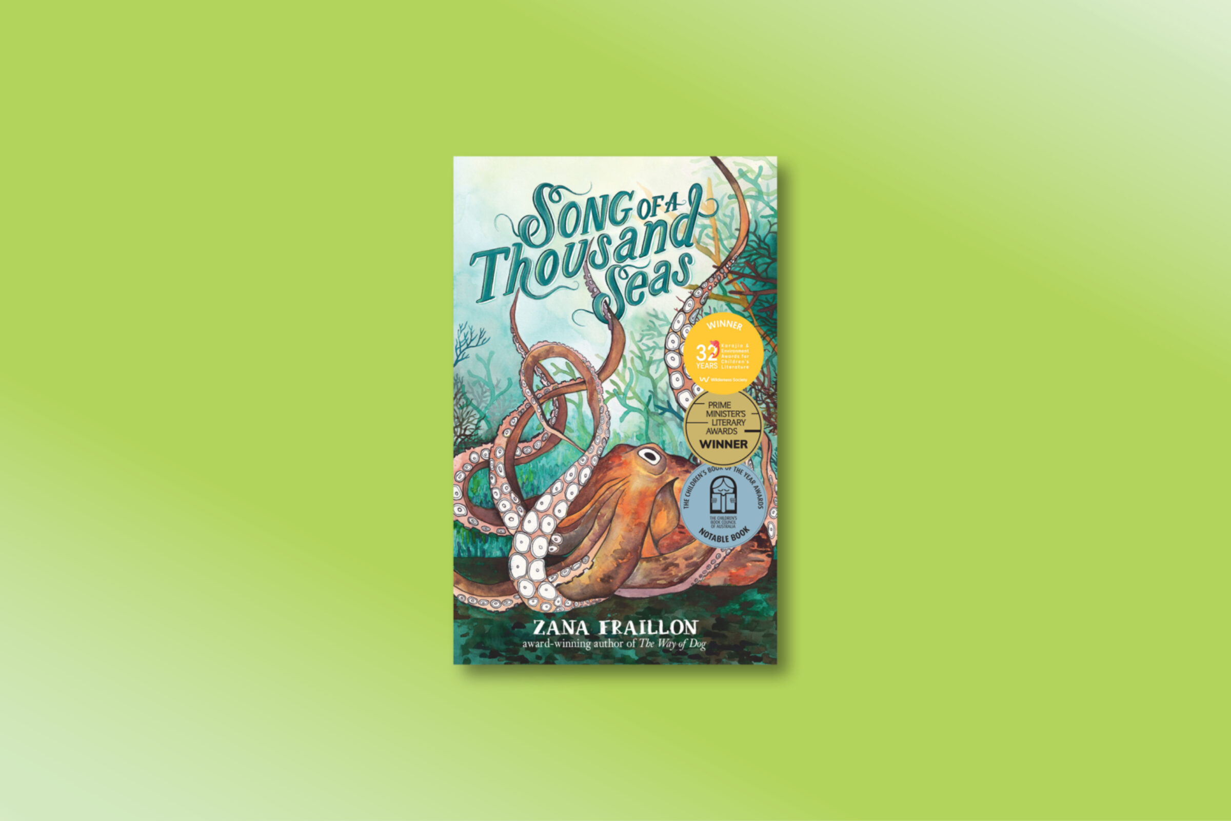 Zana Fraillon's 'Song of a Thousand Seas' wins the Environment Award for Children's Literature in the fiction category Zana Fraillon's 'Song of a Thousand Seas' wins the Environment Award for Children's Literature in the fiction category