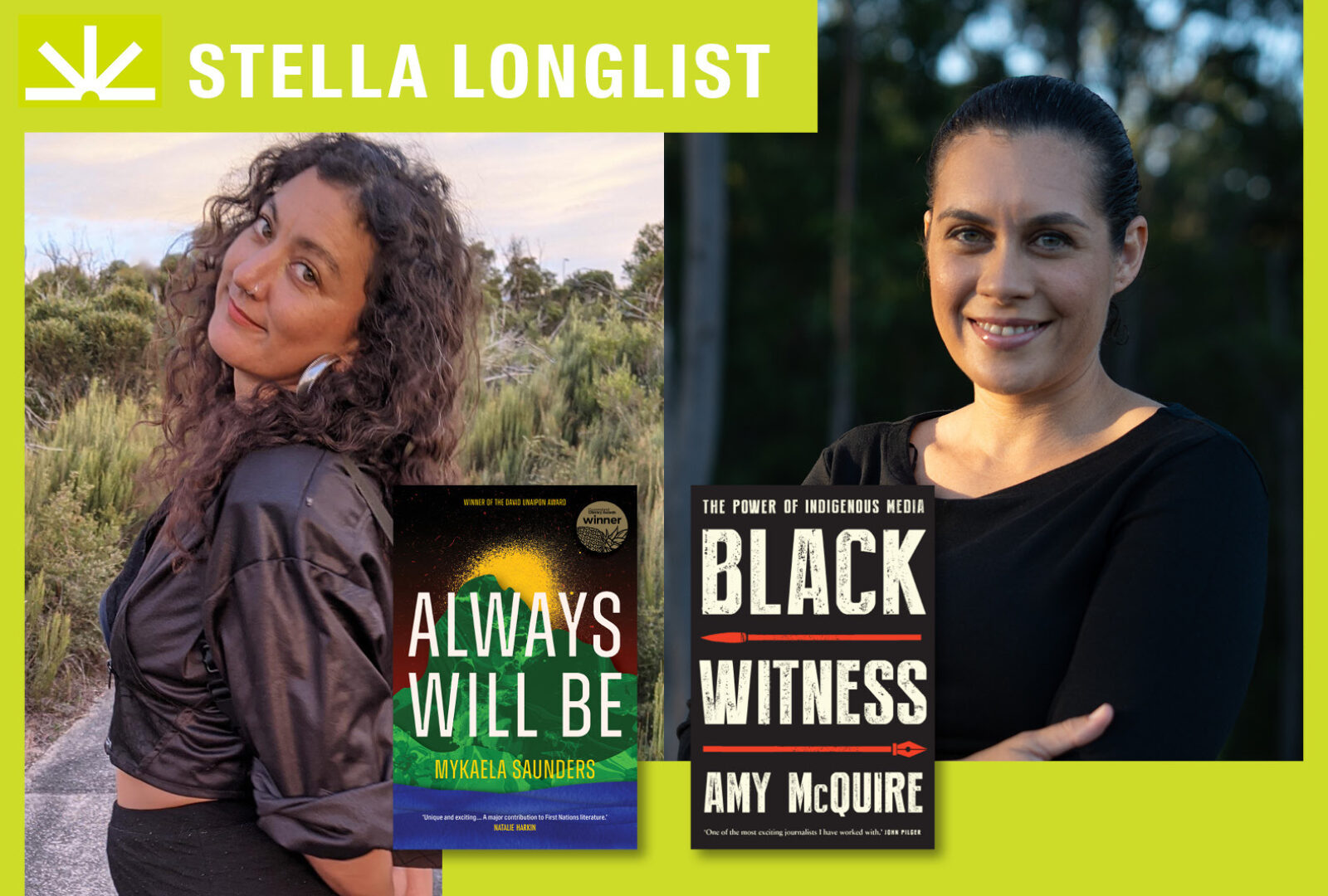 Mykaela Saunders and Amy McQuire longlisted for the 2025 Stella Prize