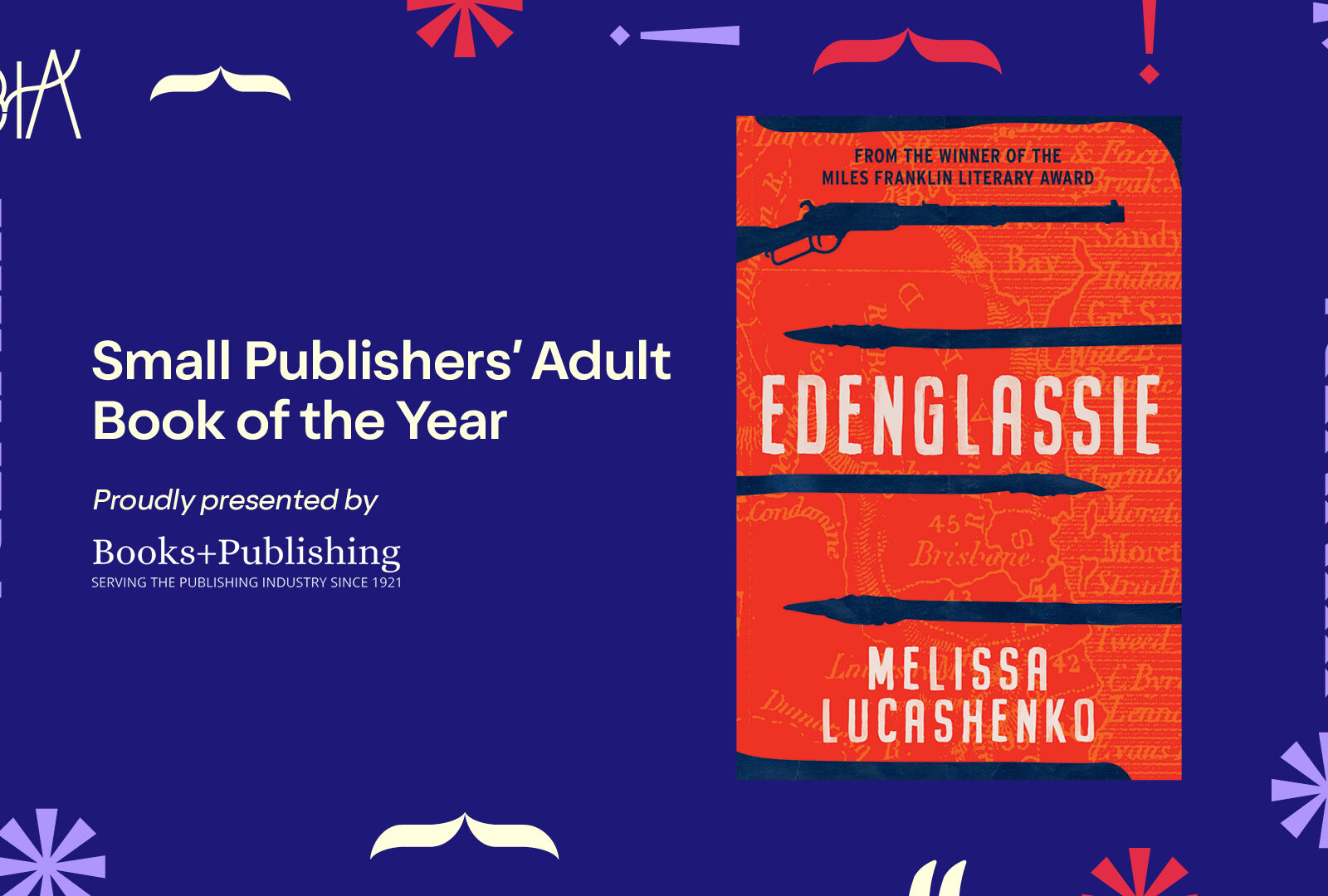 Edenglassie wins ABIA Small Publishers' Adult Book of the Year