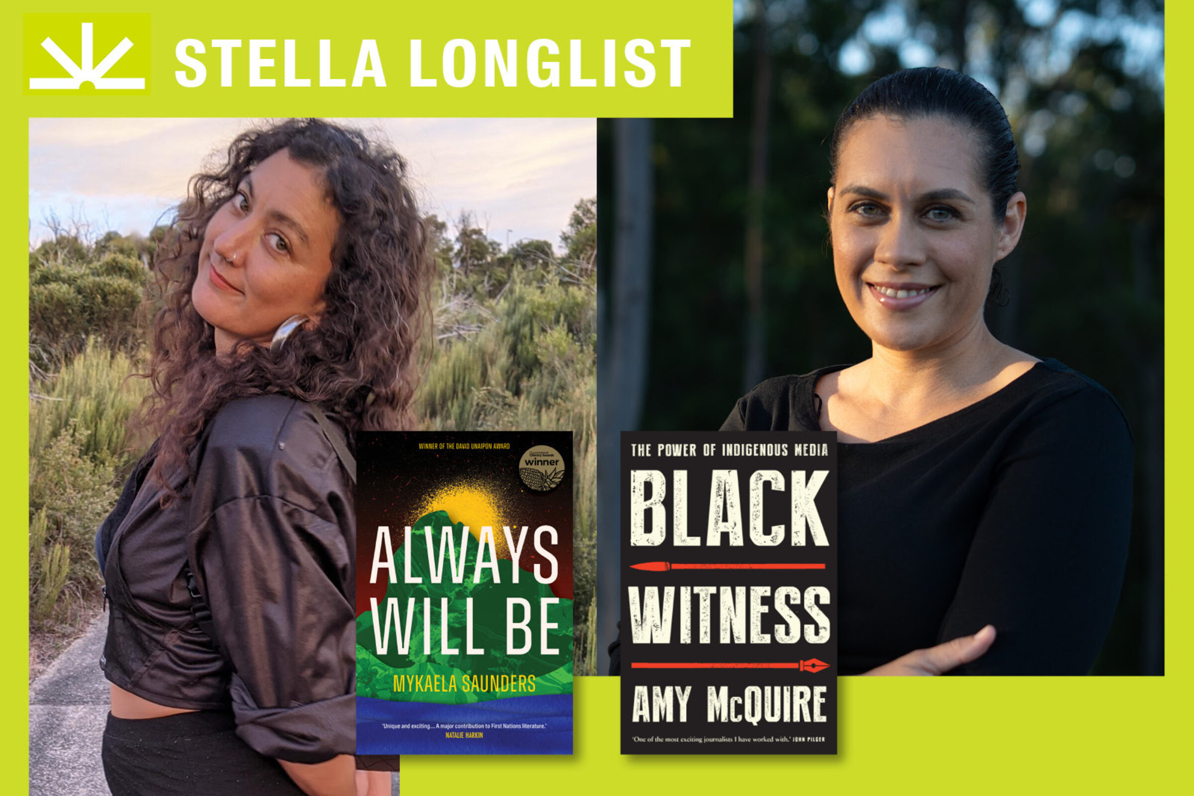 Mykaela Saunders and Amy McQuire longlisted for the 2025 Stella Prize