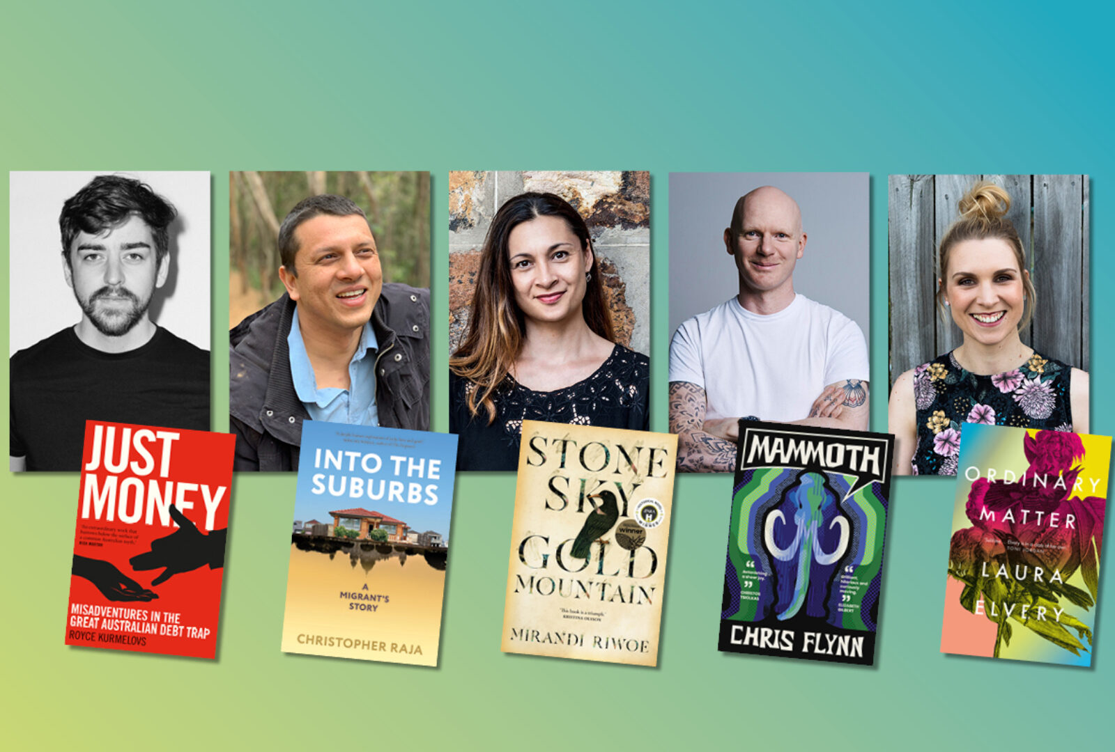 UQP authors at Adelaide Writers' Week 2021