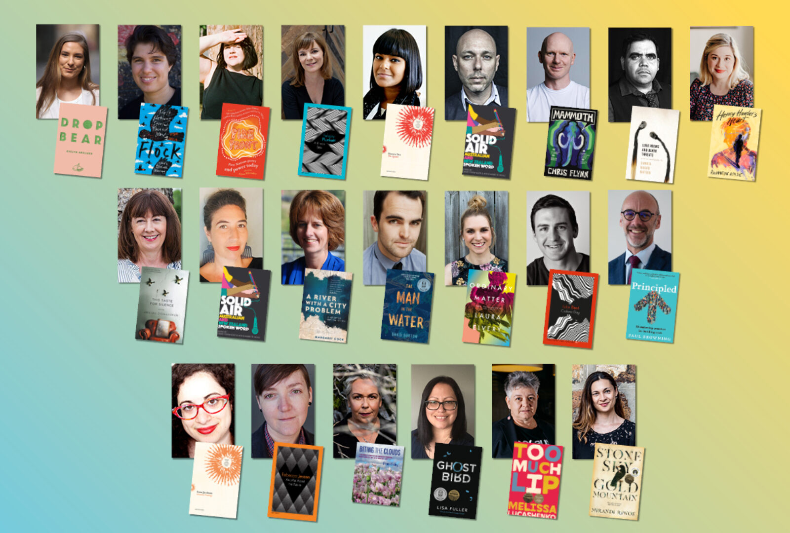 UQP authors at Brisbane Writers Festival