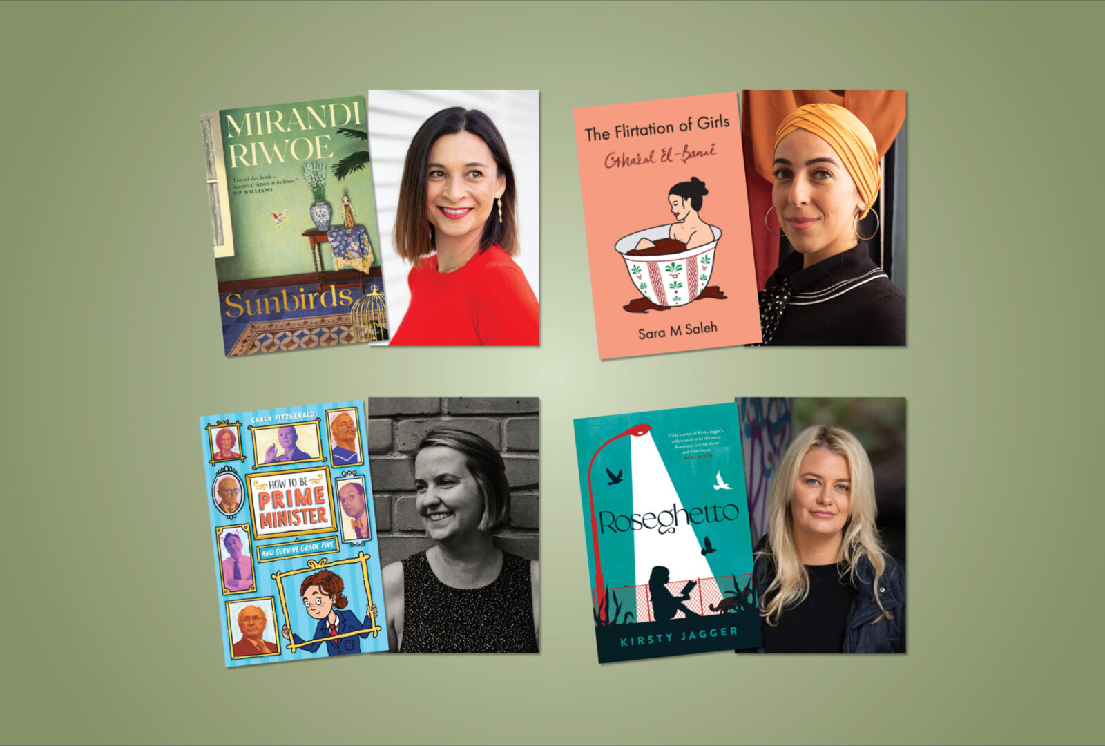 UQP authors at Manly Writers' Festival