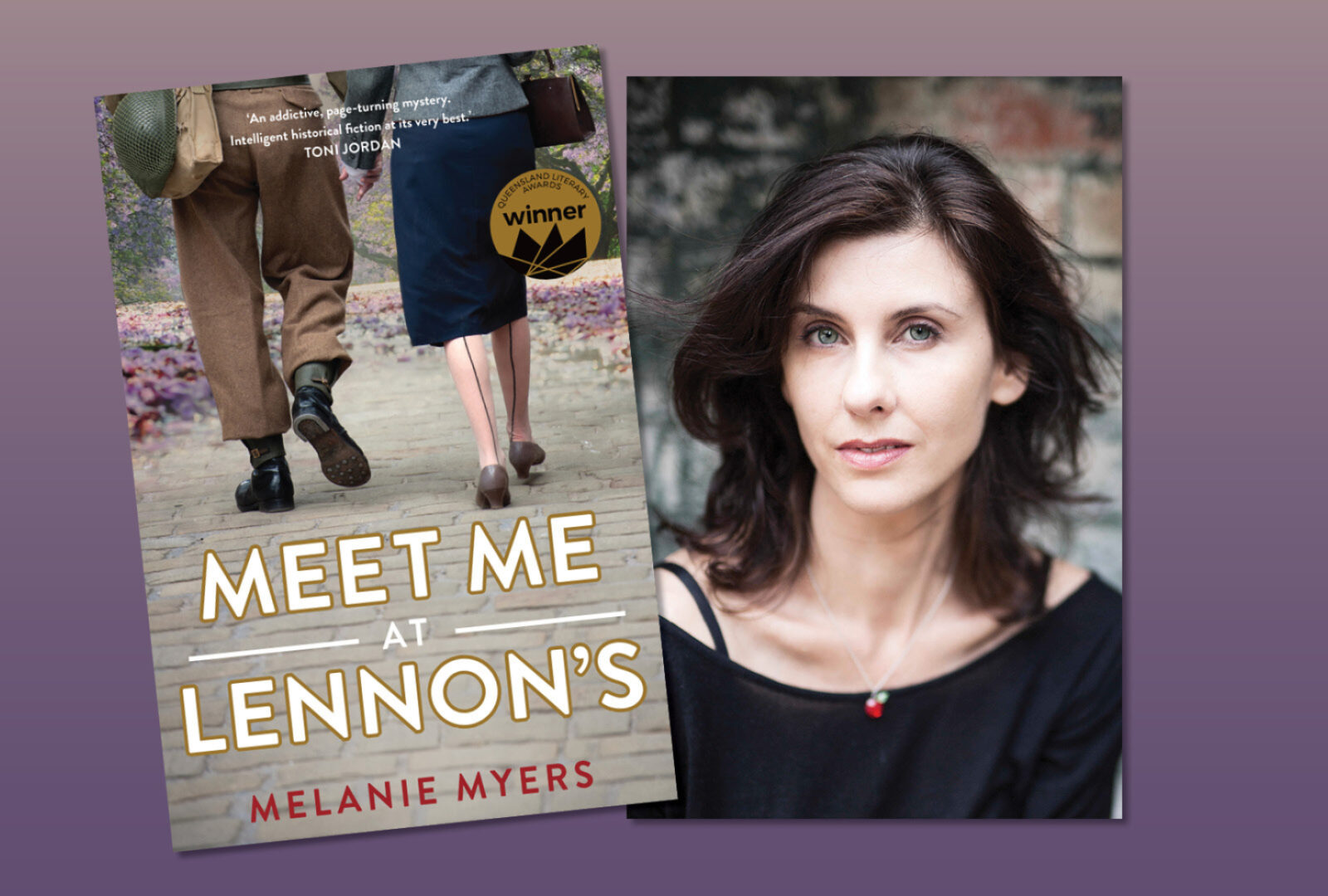 Melanie Myers at the UQ Book Club