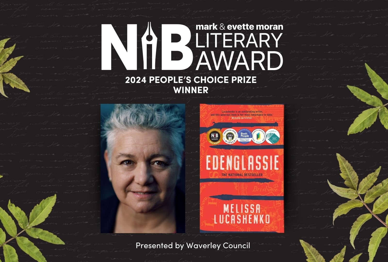 Melissa Lucashenko wins the 2024 Nib Literary Award Melissa Lucashenko wins the 2024 Nib Literary Award