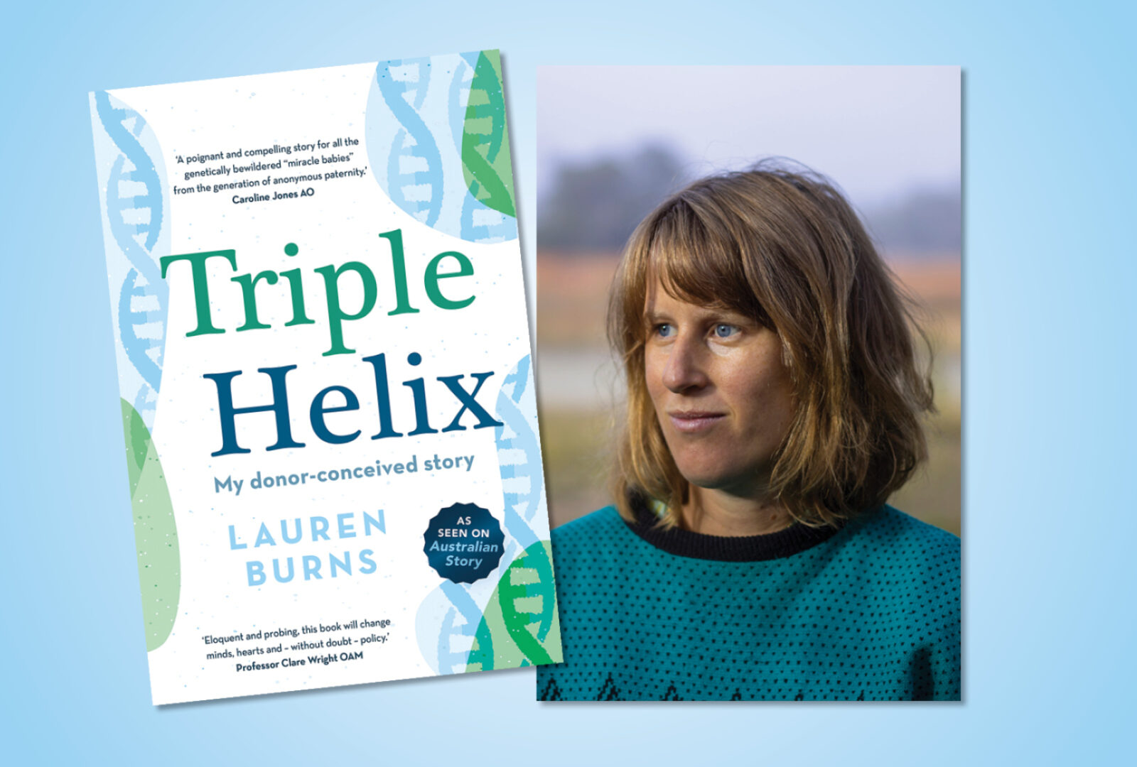 Lauren Burns in conversation on Triple Helix Lauren Burns in conversation on Triple Helix