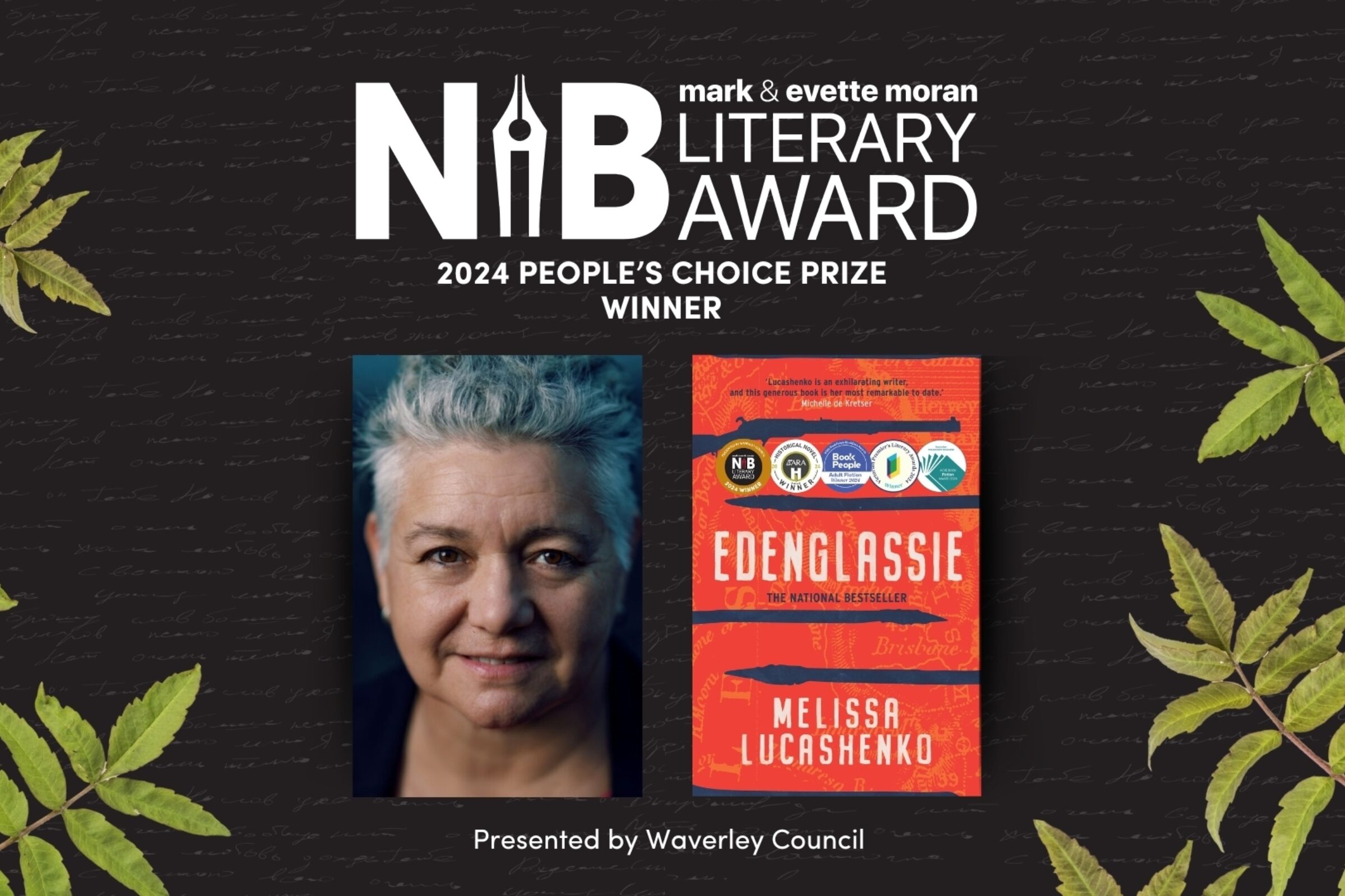 Melissa Lucashenko wins the 2024 Nib Literary Award Melissa Lucashenko wins the 2024 Nib Literary Award