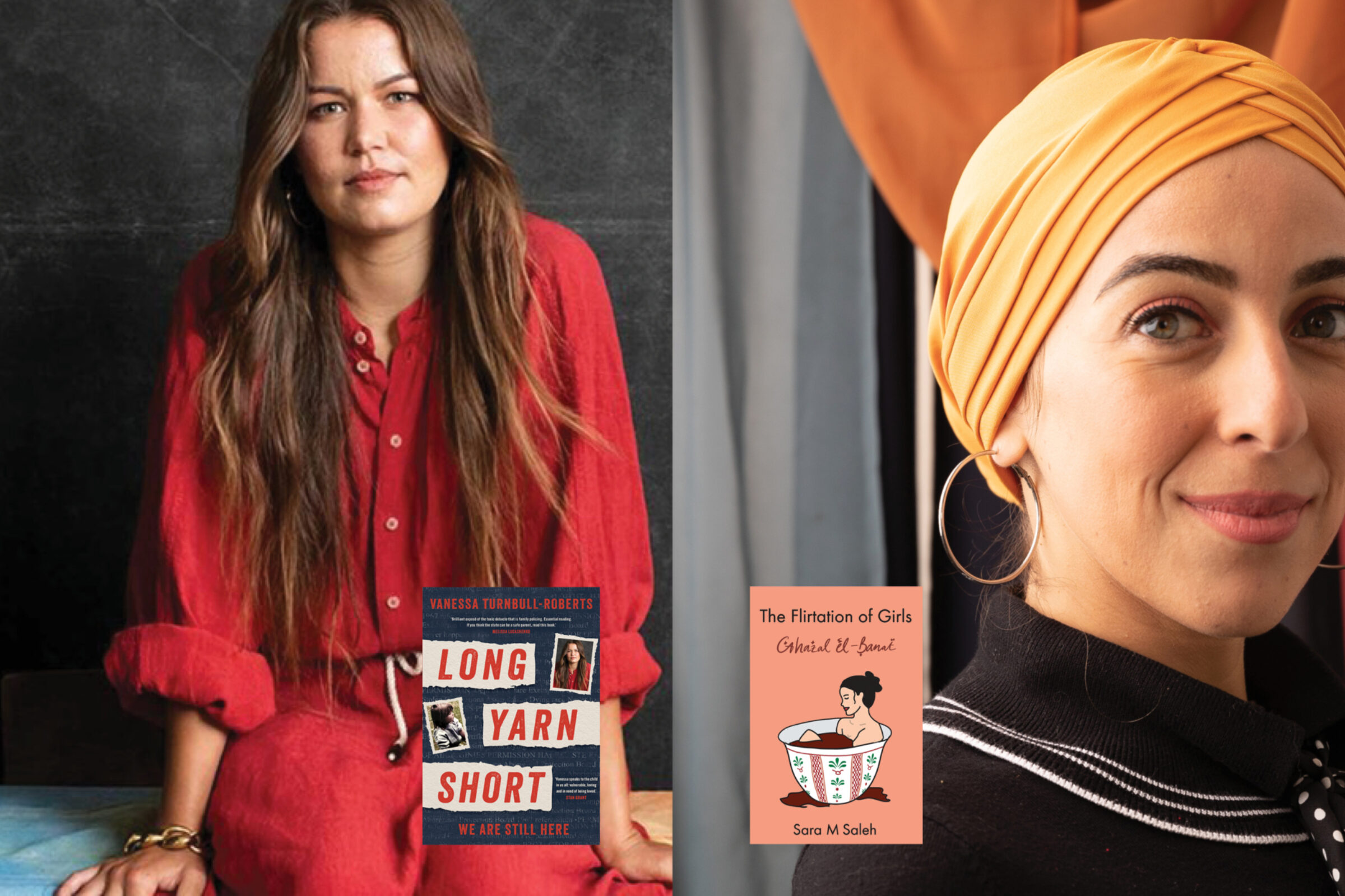 Sara M Saleh & Vanessa Turnbull-Roberts at the 2025 Rose Scott Women Writers Festival Sara M Saleh & Vanessa Turnbull-Roberts at the 2025 Rose Scott Women Writers Festival