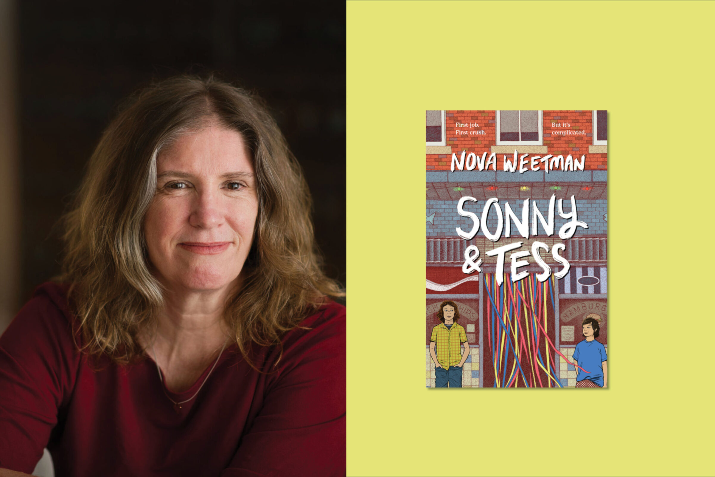 Nova Weetman at Riverbend's Teacher Librarians Book Club