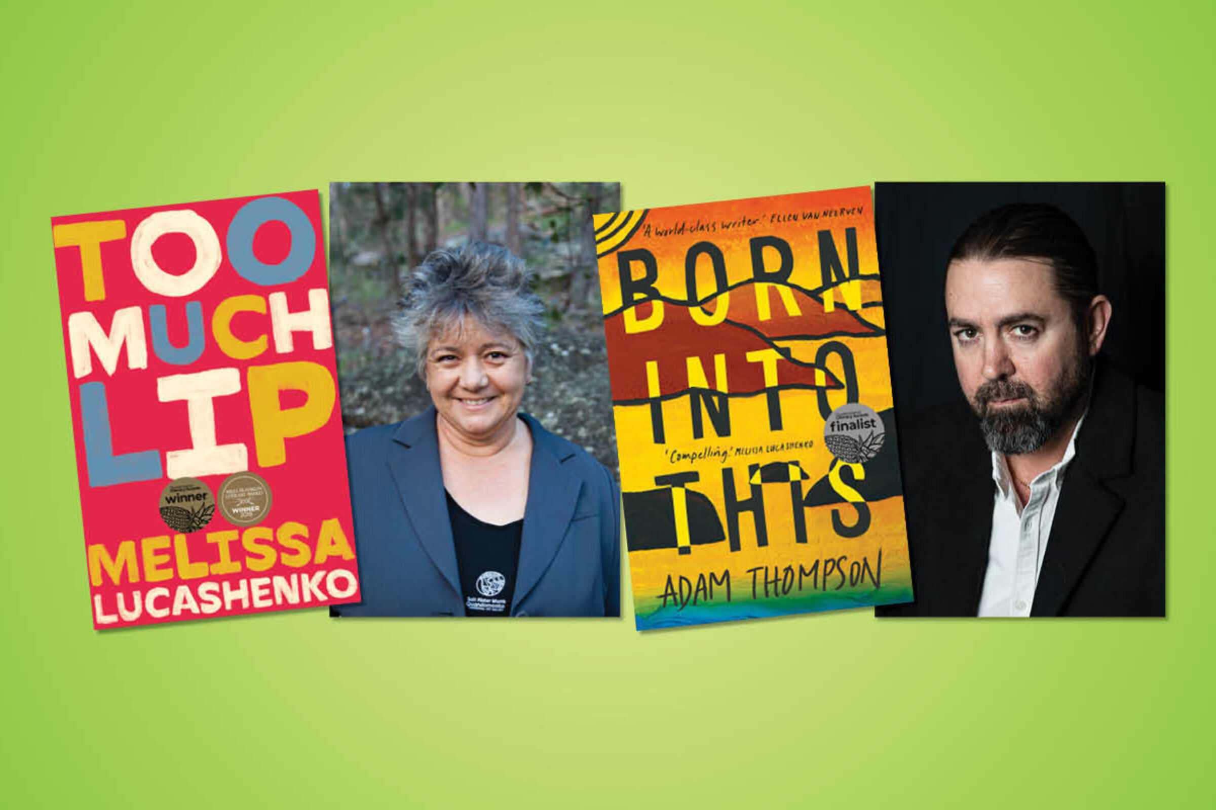 Melissa Lucashenko and Adam Thompson at the Tamar Valley Writers Festival