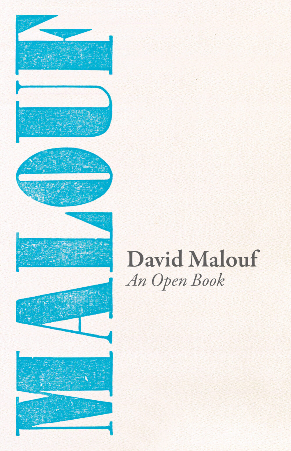 An Open Book by David Malouf An Open Book by David Malouf