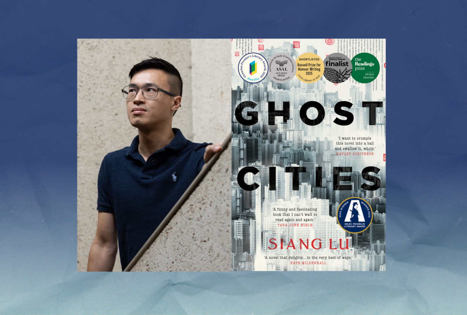 'Ghost Cities' shortlisted for the 2025 Voss Literary Prize
