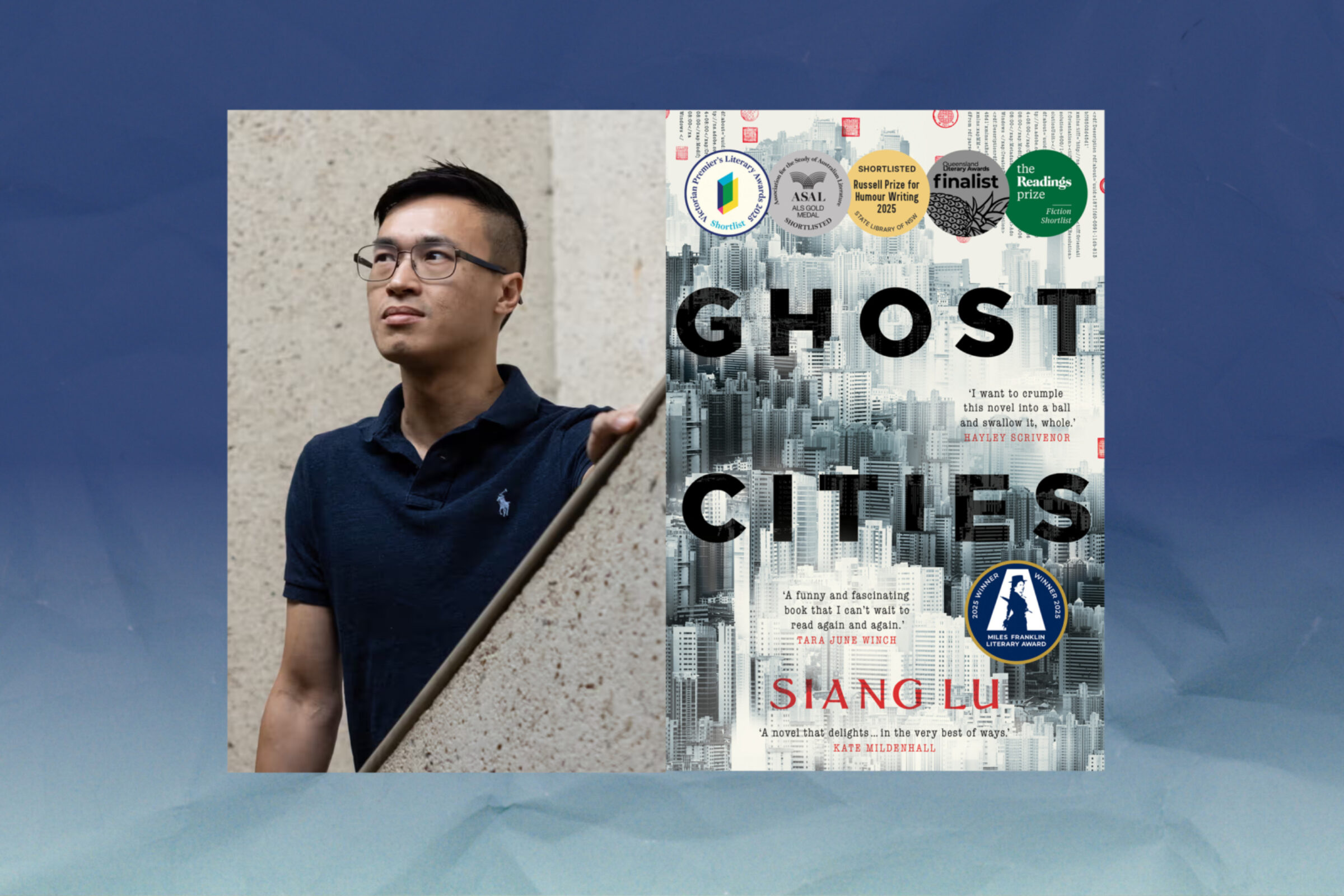 Siang Lu’s ‘Ghost Cities' shortlisted for the Ditmar Awards